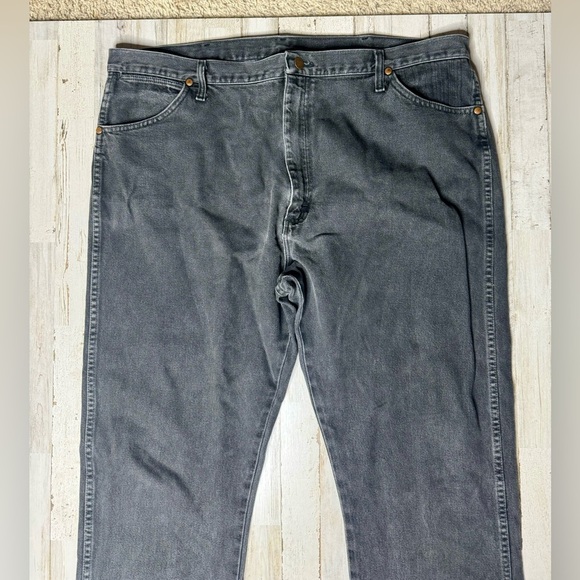 WRANGLER Jeans Men's 42x34 Black Cowboy Western Outdoors 13MW2WK - Picture 3 of 10